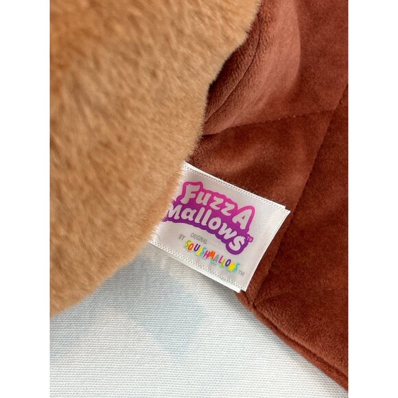 Squishmallows Fuzzamallows Beaver Plush Toy 10" Soft Brown Stuffed Animal - Picture 6 of 7